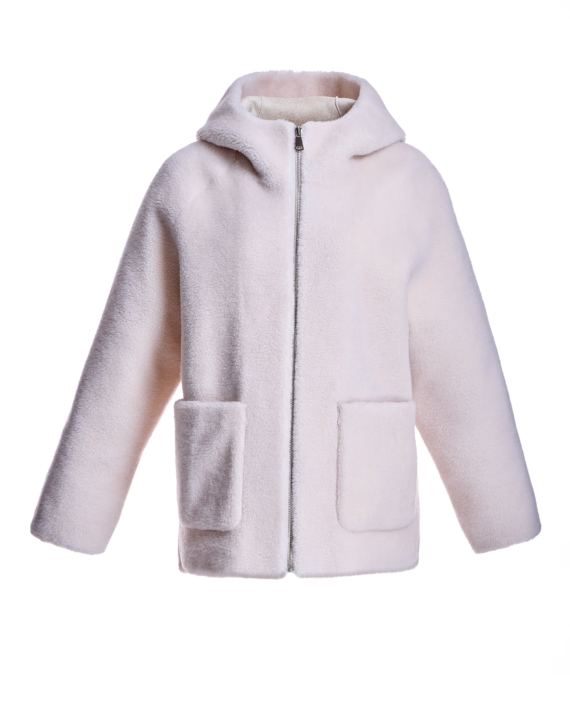 Hooded Lambswool Jacket