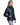 Horizontal Down Filled Leather Jacket