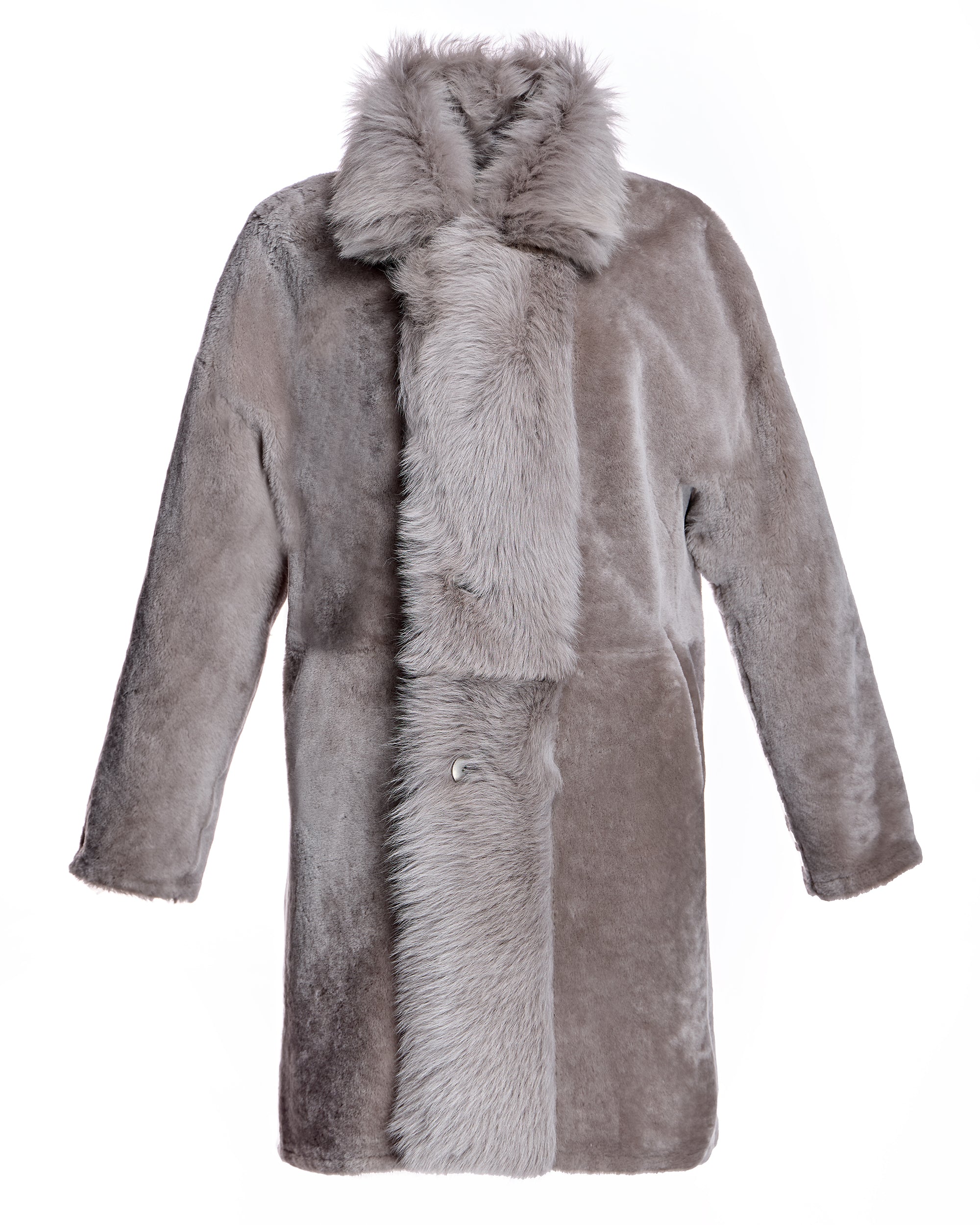 Julia & Stella by Maximilian Reversible Shearling Jacket