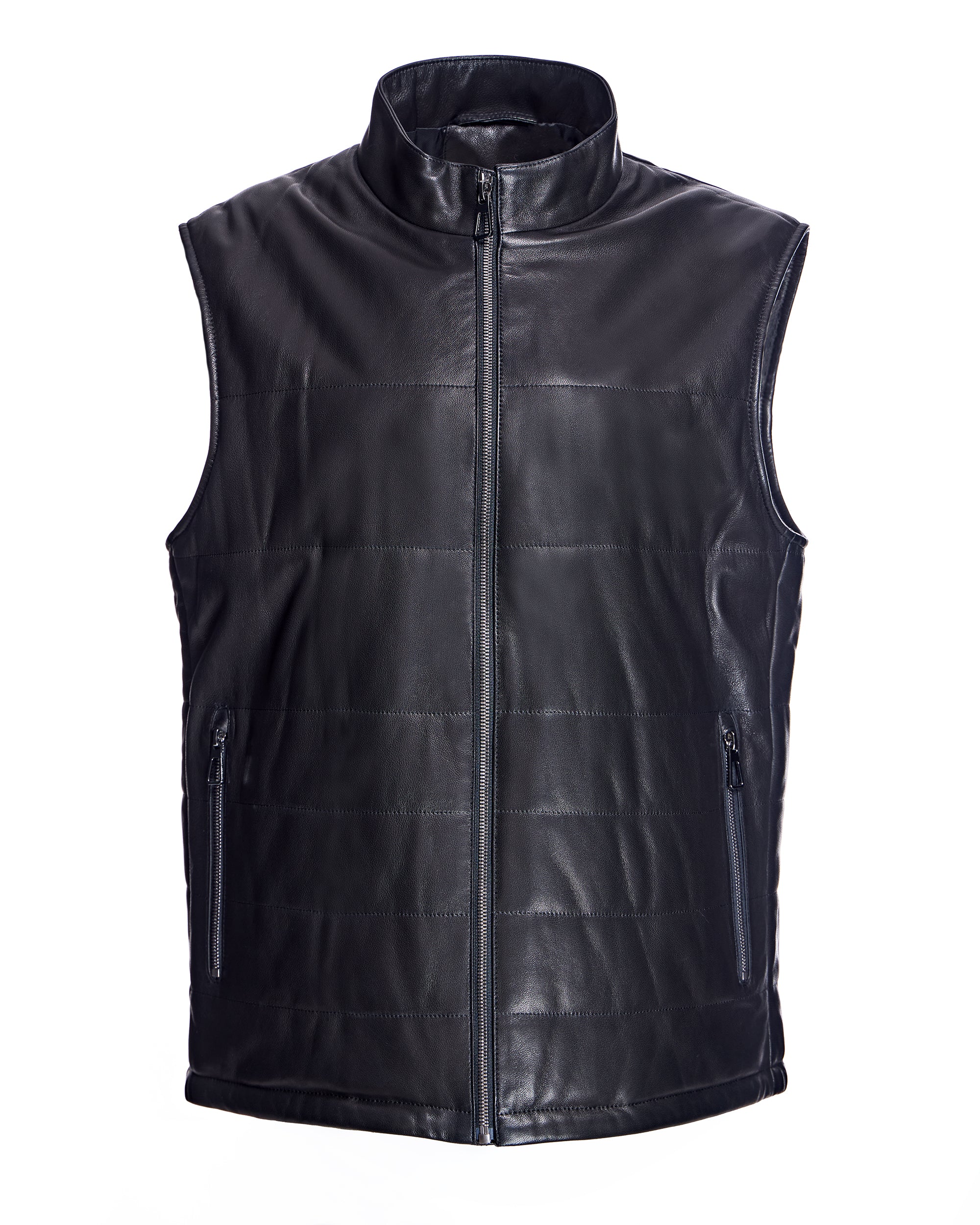 Men's Leather Vest