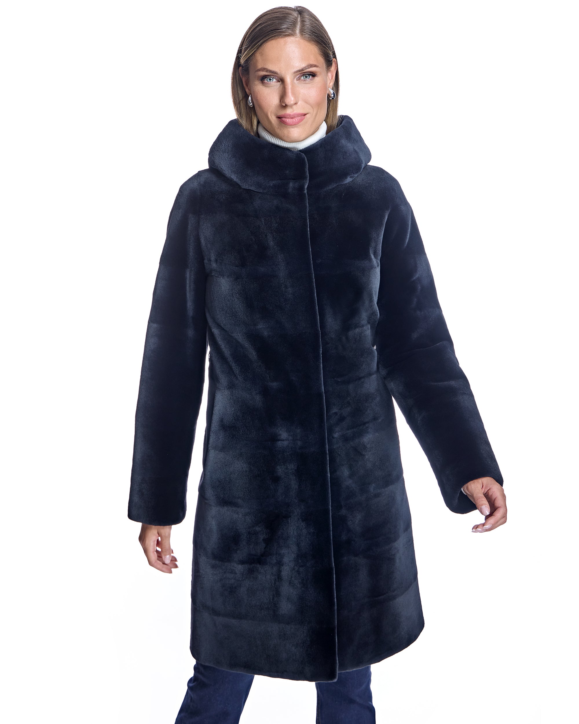 Reversible Sheared Mink Coat