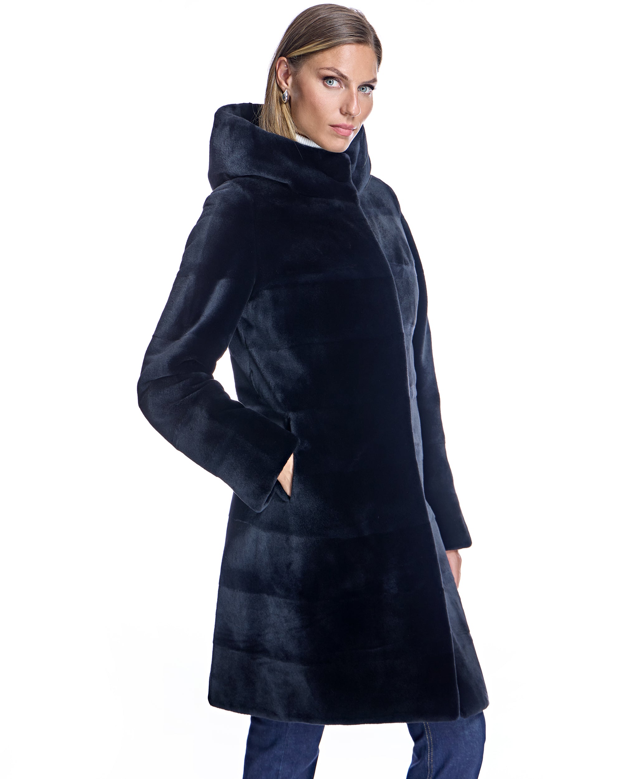 Reversible Sheared Mink Coat