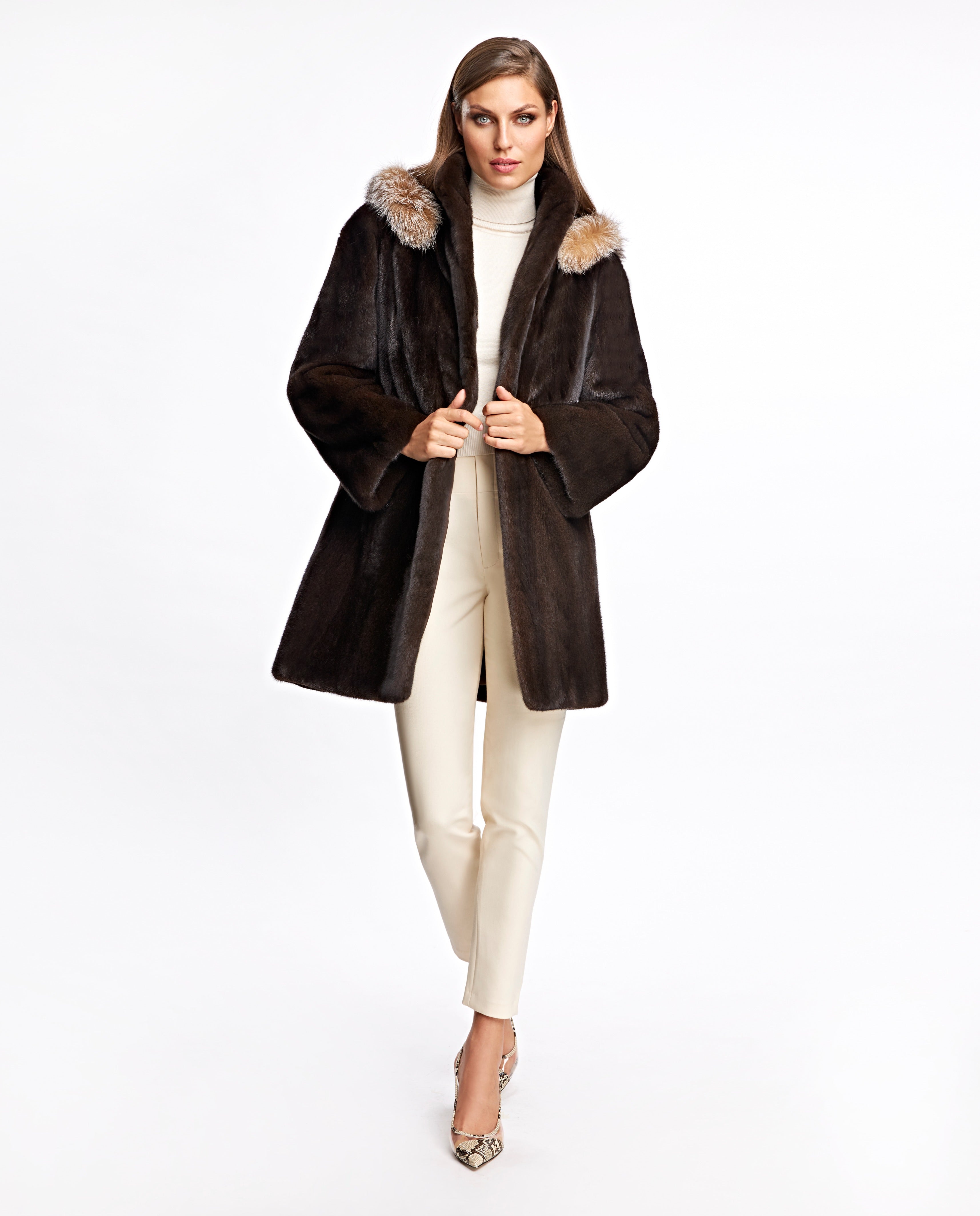 Fur Coats With Fur Hood Men | Maximilian Women Collar & For